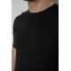 Футболка мужская однотонная базовая, цвет черный, 244R2408