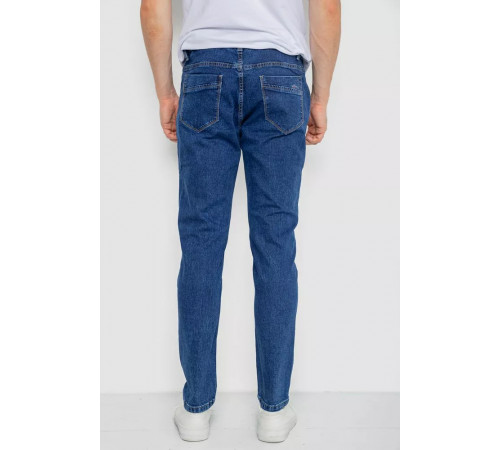 Джинсы мужские на резинке, цвет синий, 244R8063.