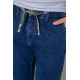Джинсы мужские на резинке, цвет синий, 244R8063.
