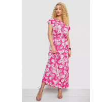 Сукня з принтом софт, колір рожево-білий, 214R0228-1