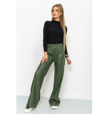 Лосіни жіночі на флісі, колір хакі, 164R82