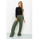 Лосіни жіночі на флісі, колір хакі, 164R82