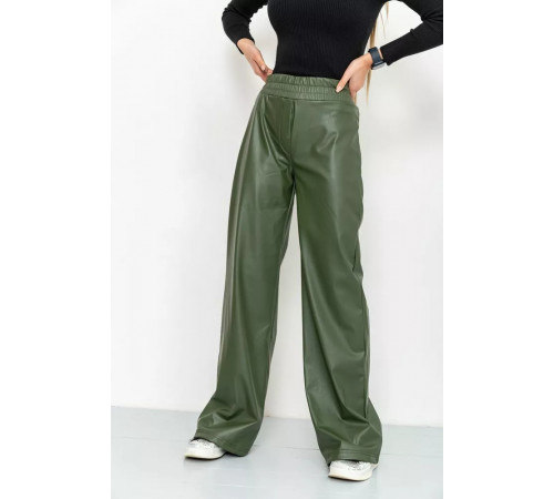 Лосіни жіночі на флісі, колір хакі, 164R82