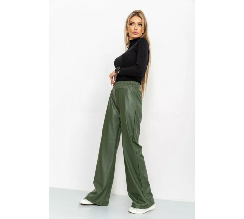 Лосіни жіночі на флісі, колір хакі, 164R82