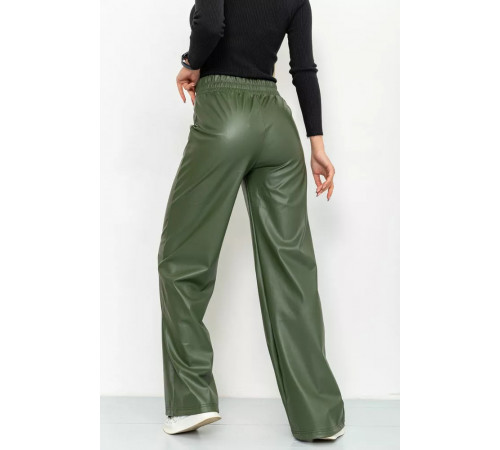 Лосіни жіночі на флісі, колір хакі, 164R82