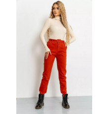 Штани жіночі, колір теракотовий, 131R111