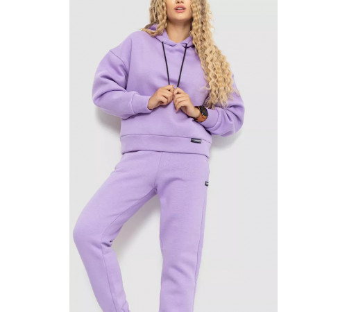 Спорт костюм жіночий на флісі, колір бузковий, 115R0493