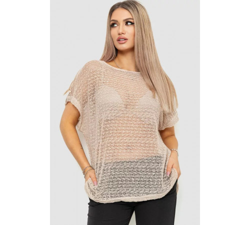 Кофта жіноча, колір бежевий, 244R0282
