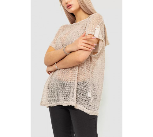 Кофта жіноча, колір бежевий, 244R0282