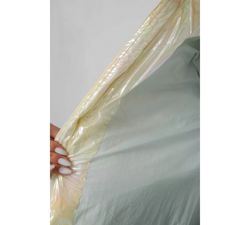 Куртка женская демисезонная плащевка, цвет молочный, 243R2022-2