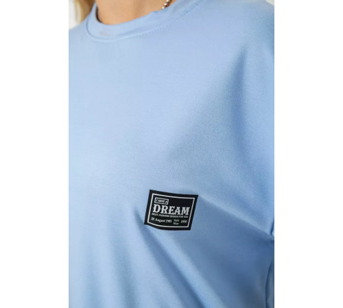 Костюм женский повседневный, цвет голубой, 241R5004-1.