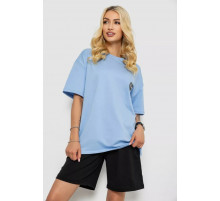 Костюм женский повседневный, цвет голубой, 241R5004-1.