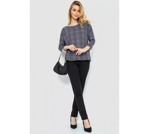 Жіноча кофта, колір сіро-чорний, 244R047-1