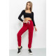 Спорт штани жіночі двонитка, колір бордовий, 129R1466