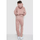 Спортивный женский костюм на флисе, цвет пудровый, 252R21268