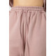 Спортивный женский костюм на флисе, цвет пудровый, 252R21268