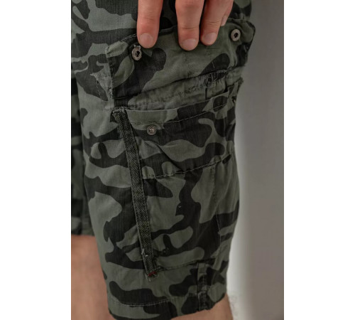 Шорты мужские милитари, цвет хаки, 244R108-10