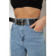 Джинсы женские MOM стрейч, цвет голубой, 244R00266