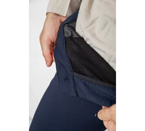 Штани чоловічі класичні, колір темно-синій, 244RFH307-2