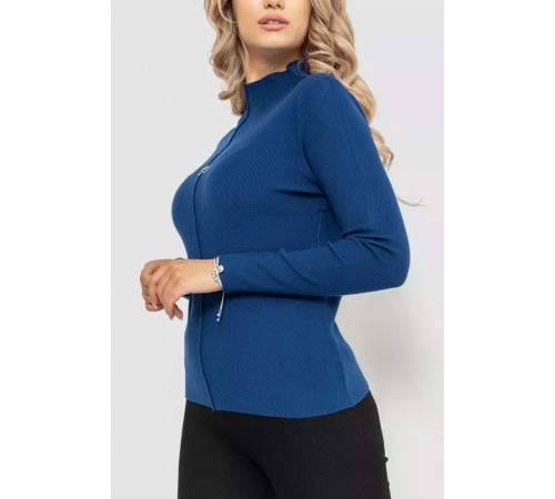 Гольф жіночий трикотажний, колір синій, 204R008