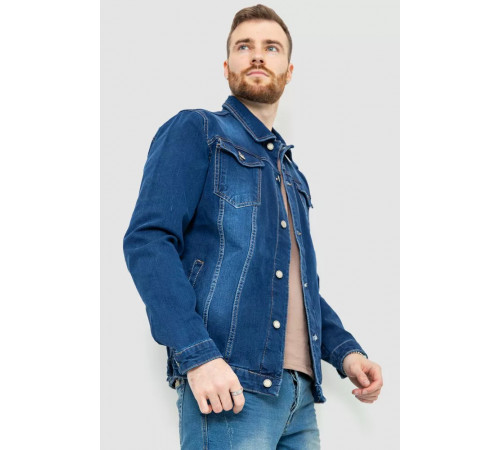 Джинсова куртка чоловіча, колір синій, 157R0110