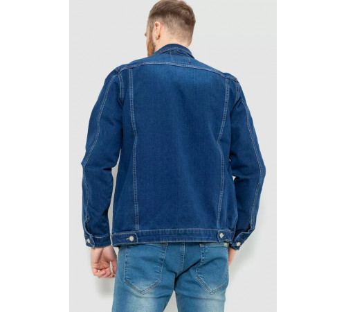 Джинсова куртка чоловіча, колір синій, 157R0110