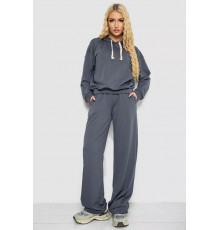Женский спортивный костюм, цвет темно-серый, 241R2001-11