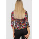 Блуза с цветочным принтом, цвет разноцветный, 244R072.