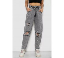 Джинсы женские Mom-fit, цвет серый, 244R1573S20-LZ