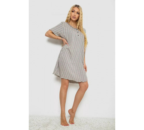Ночная рубашка, цвет серо-розовый, 238R58370-1