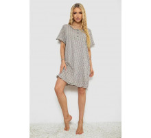 Нічна сорочка, колір сіро-рожевий, 238R58370-1