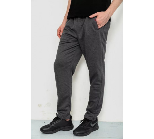 Спорт мужские брюки, цвет темно-серый, 244R41623