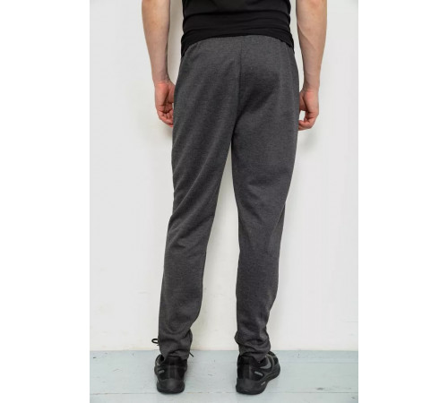 Спорт мужские брюки, цвет темно-серый, 244R41623