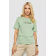 Футболка жіноча з принтом, колір оливковий, 241R1833