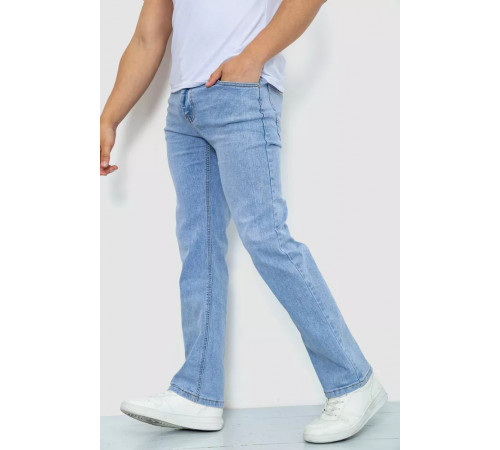 Джинси чоловічі однотонні, колір блакитний, 244R6078