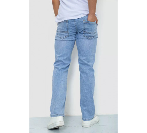 Джинси чоловічі однотонні, колір блакитний, 244R6078