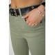 Джинси жіночі Skinny Американки, колір оливковий, 182R00252