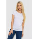 Футболка жіноча однотонна, колір білий, 244R2206