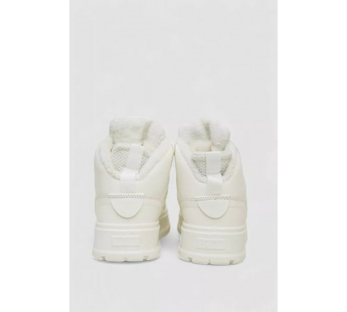 Кросівки жіночі зимові на хутрі, колір білий, 248RMB09