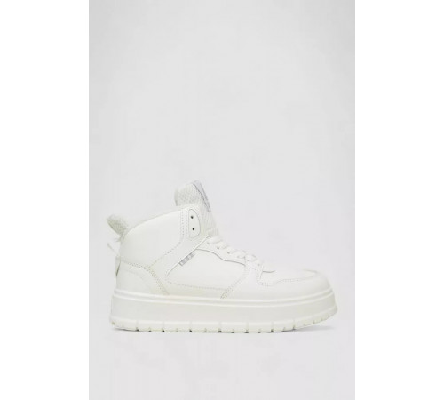 Кросівки жіночі зимові на хутрі, колір білий, 248RMB09