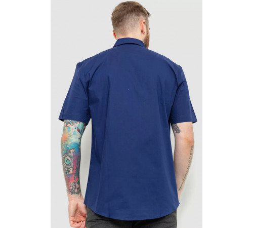 Сорочка чоловіча, колір темно-синій, 214R7113