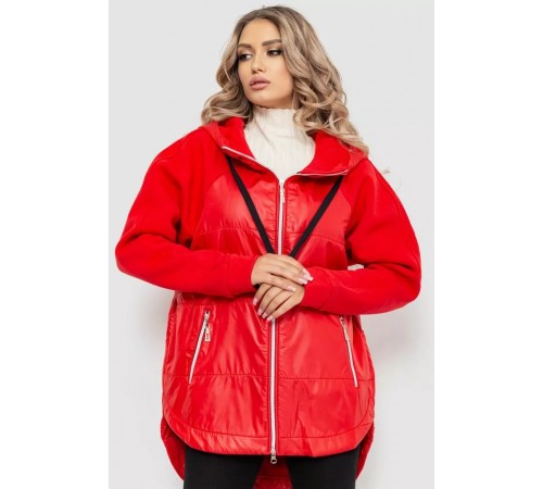 Куртка женская демисезонная, цвет красный, 102R5188 Куртка женская демисезонная, цвет красный, 102R5188