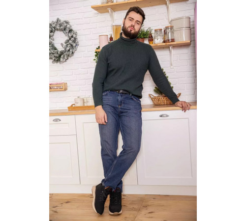 Джинсы мужские, цвет темно-синий, 157R3325009.