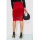 Спідниця гіпюр, колір червоний, 244R057