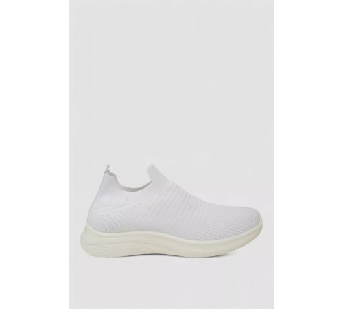 Слипоны мужские текстиль, цвет белый, 243R777-A1047