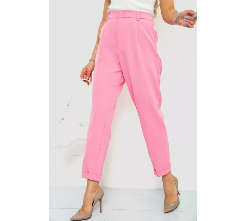 Брюки женские, цвет розовый, 244R260