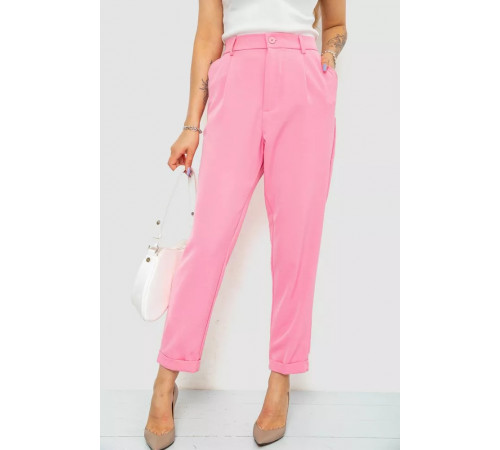 Брюки женские, цвет розовый, 244R260