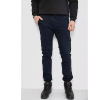 Джоггери чоловічі однотонні, колір темно-синій, 244RTE915