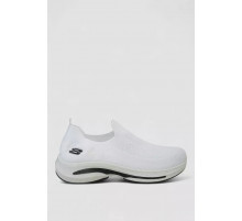 Слипоны мужские текстиль, цвет белый, 243R777-A1027