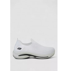 Слипоны мужские текстиль, цвет белый, 243R777-A1027